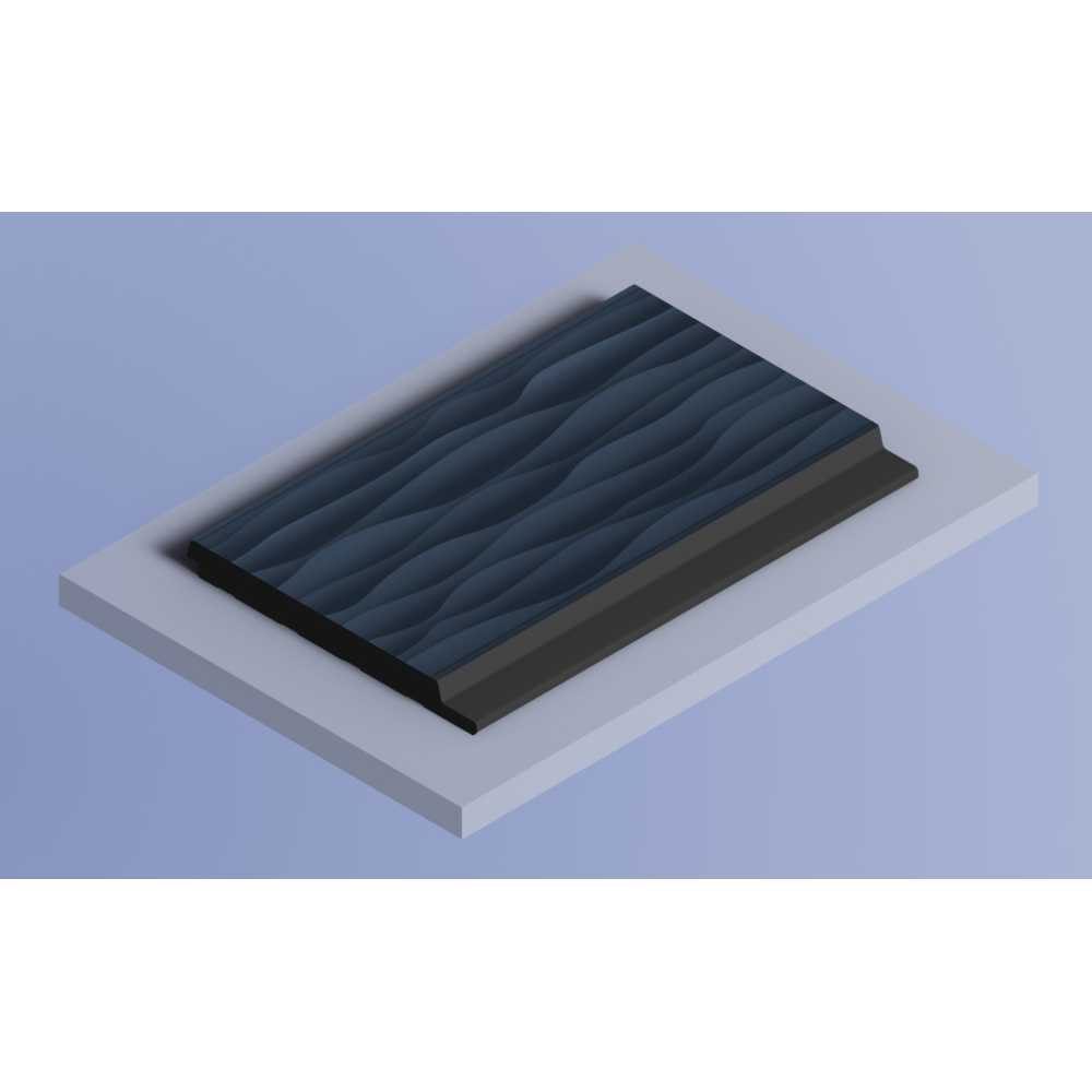 Фото Декоративная панель HIWOOD LV127W BU22K (120 × 12 × 2700 мм)