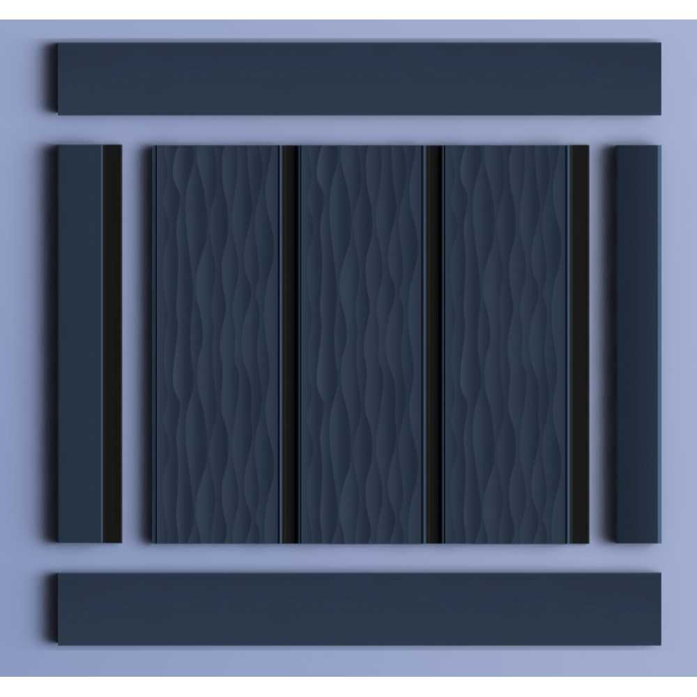 Фото Декоративная панель HIWOOD LV127W BU22K (120 × 12 × 2700 мм)