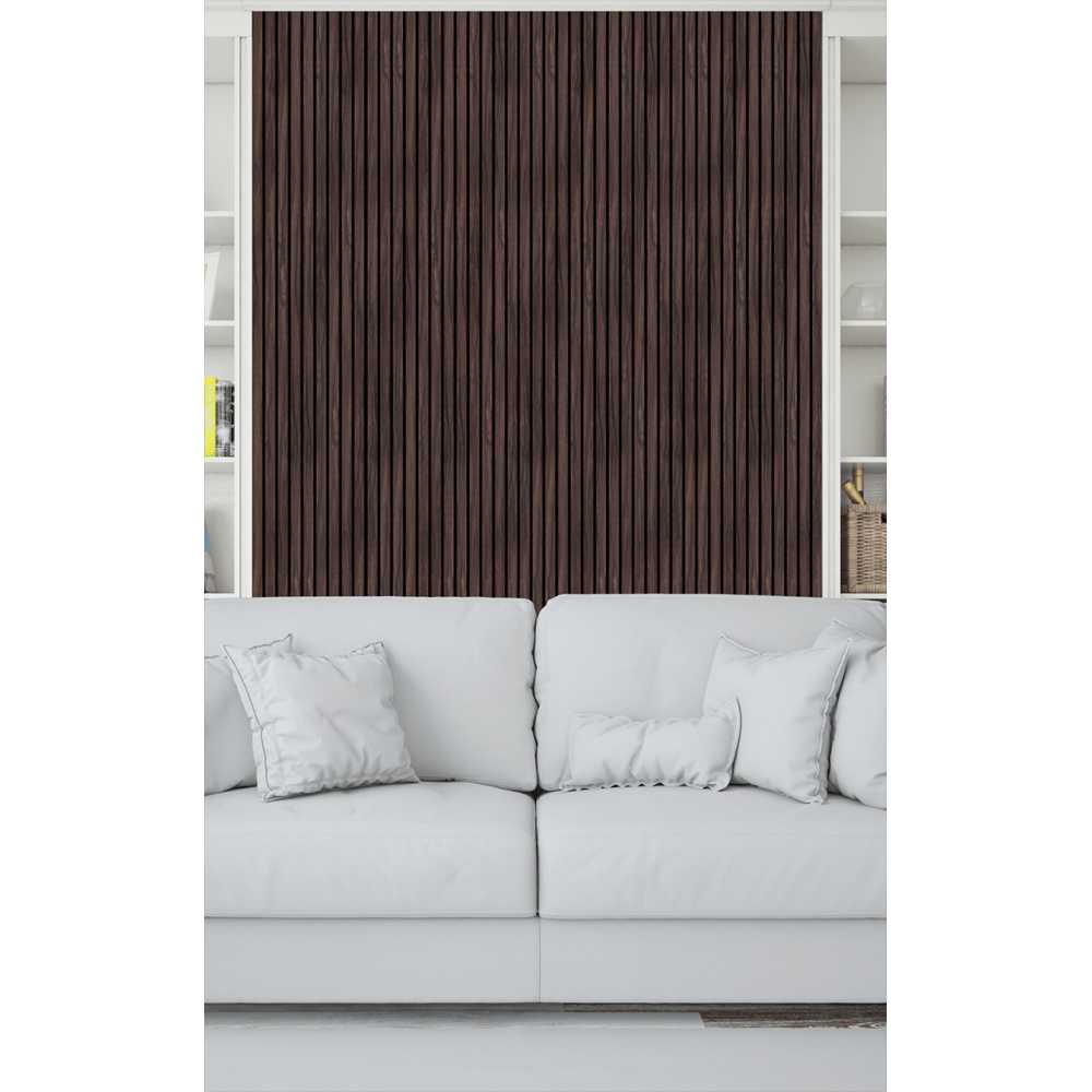 Фото Декоративная панель HIWOOD LV124 BR395K под дерево (120 × 12 × 2700 мм)
