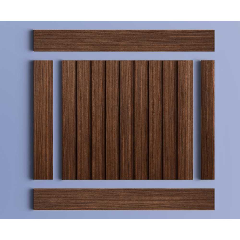 Фото Декоративная панель HIWOOD LV124 BR396 под дерево (120 × 12 × 2700 мм)