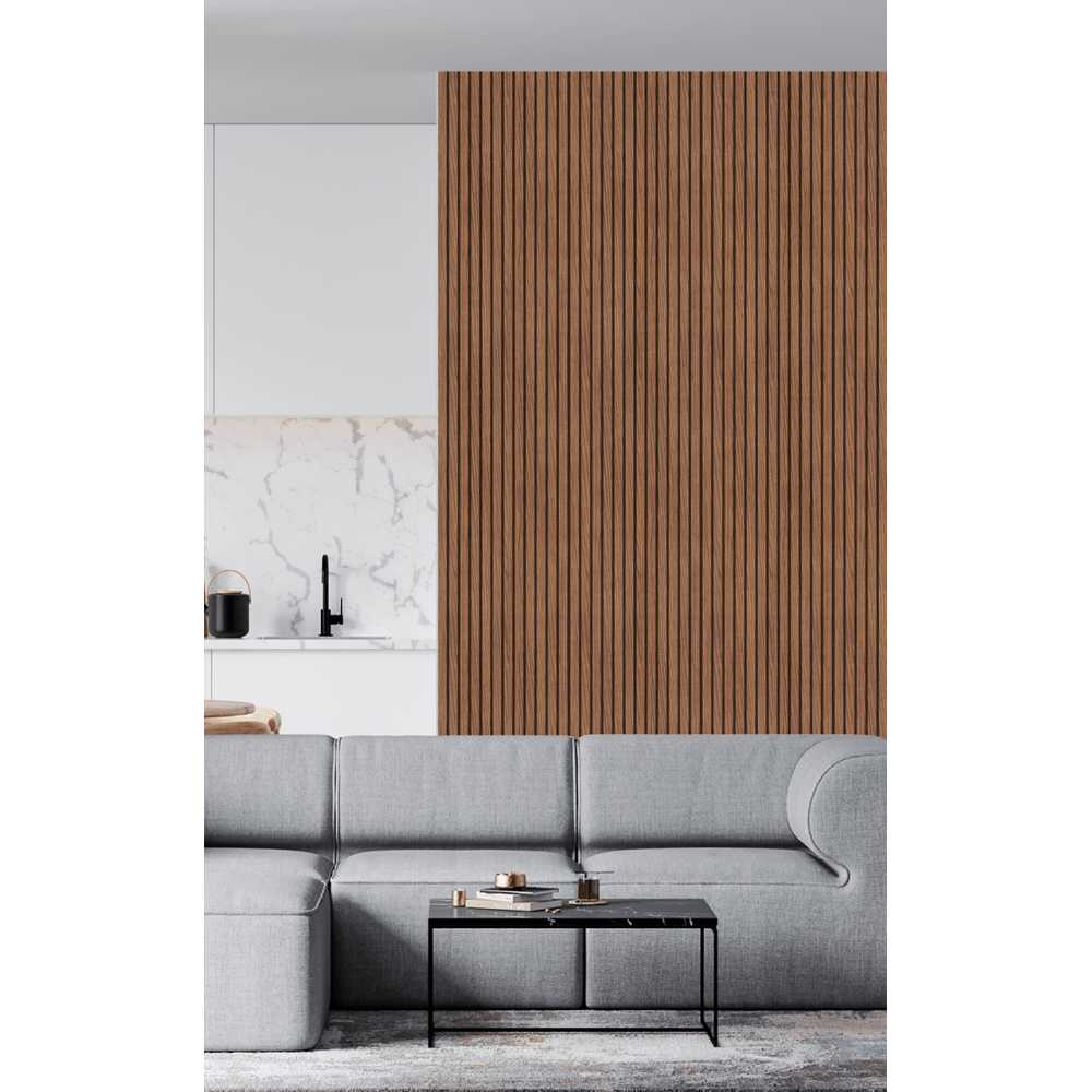 Фото Декоративная панель HIWOOD LV124 BR396 под дерево (120 × 12 × 2700 мм)