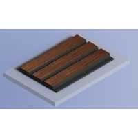 Декоративная панель HIWOOD LV124 BR396K под дерево (120 × 12 × 2700 мм)