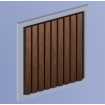 Маленькое фото Декоративная панель HIWOOD LV124 BR396K под дерево (120 × 12 × 2700 мм)