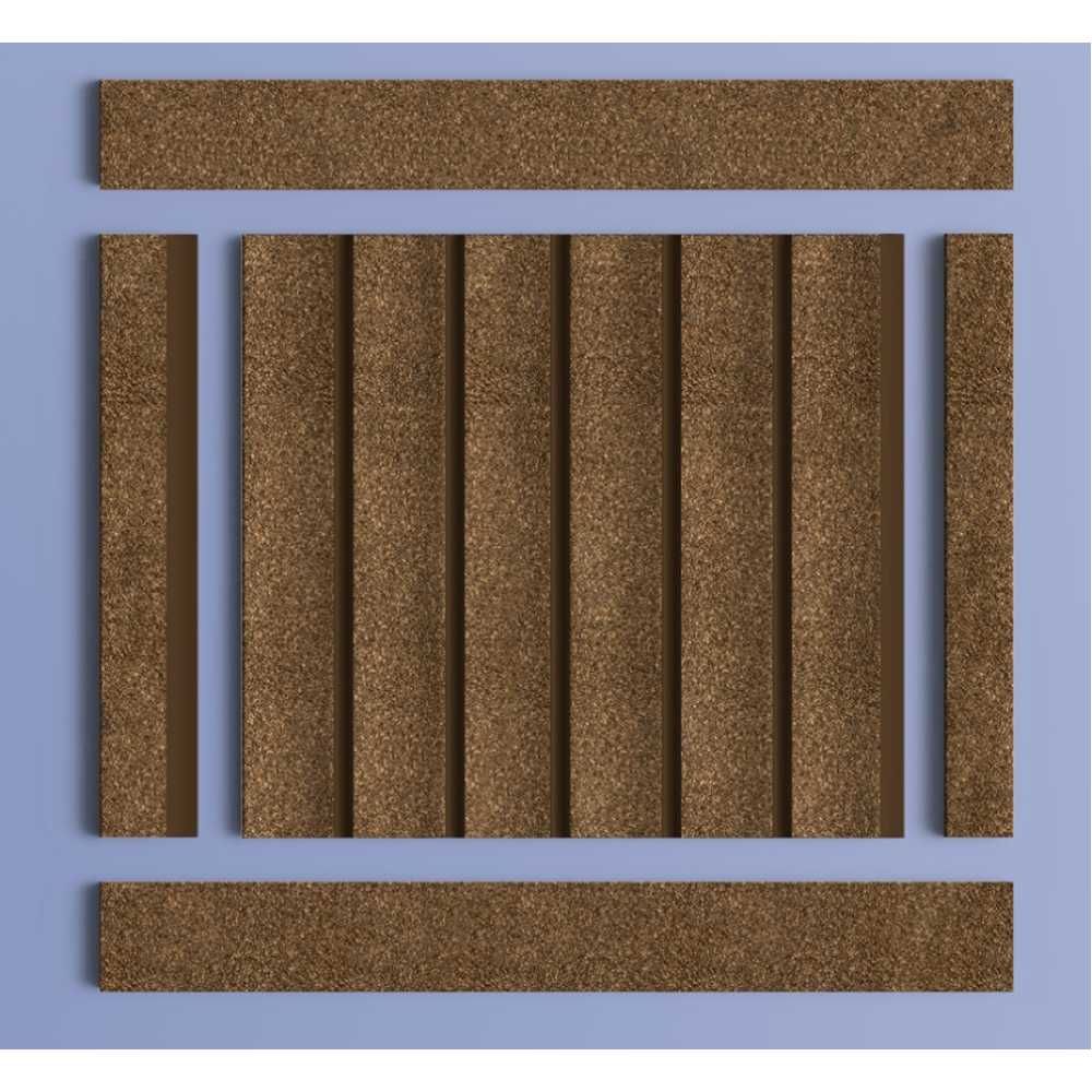 Фото Декоративная панель HIWOOD LV125 G387 (120 × 12 × 2700 мм)