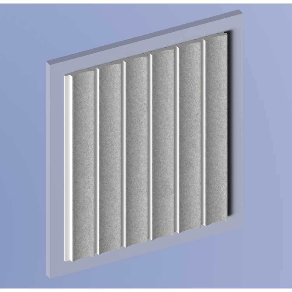 Фото Декоративная панель HIWOOD LV125 GR5 (120 × 12 × 2700 мм)