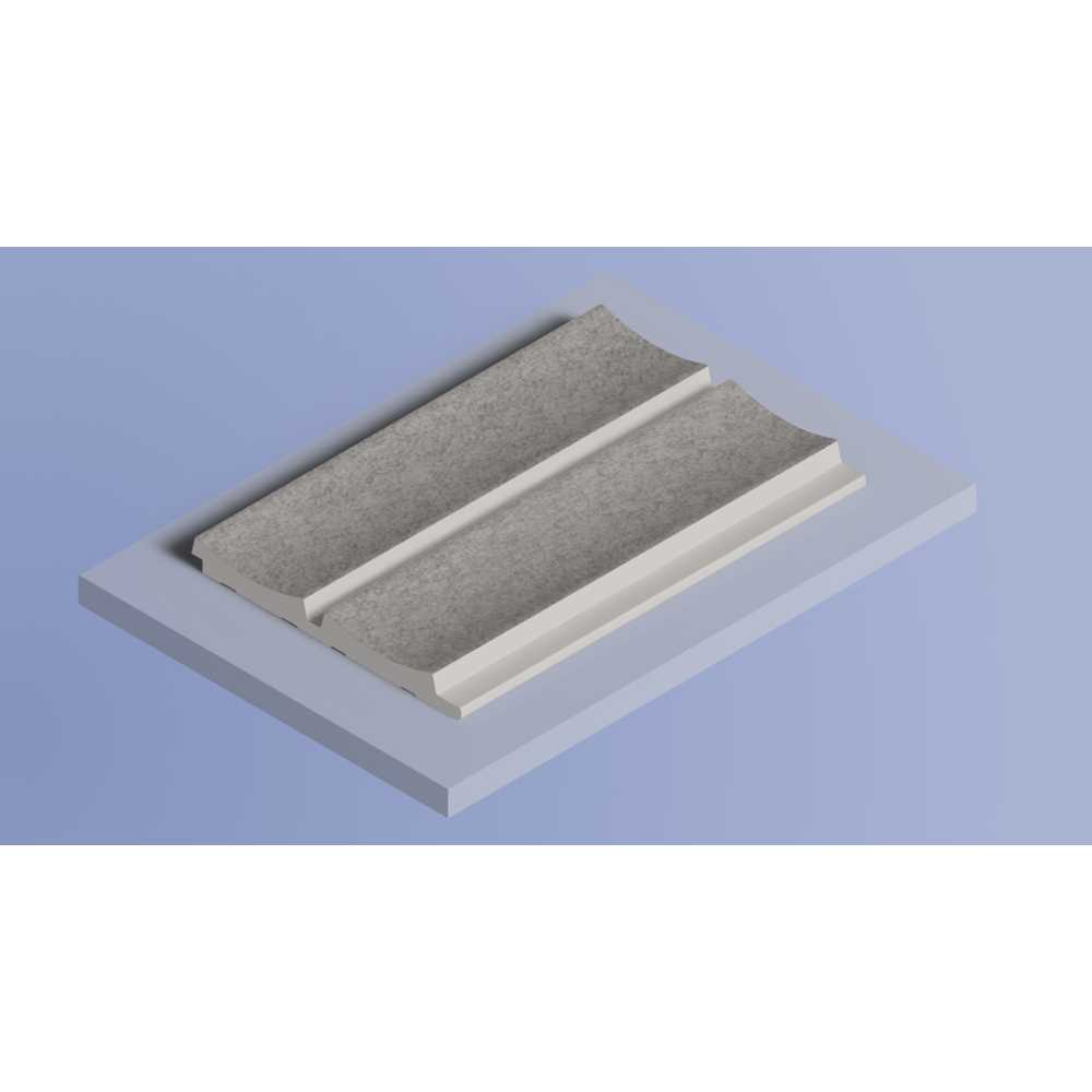 Фото Декоративная панель HIWOOD LV125 GR5 (120 × 12 × 2700 мм)