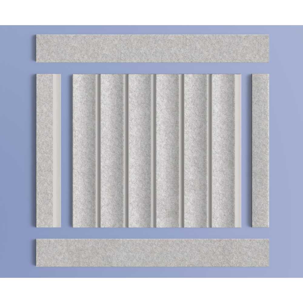 Фото Декоративная панель HIWOOD LV125 GR5 (120 × 12 × 2700 мм)