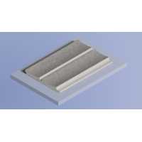 Декоративная панель HIWOOD LV125 GR5 (120 × 12 × 2700 мм)