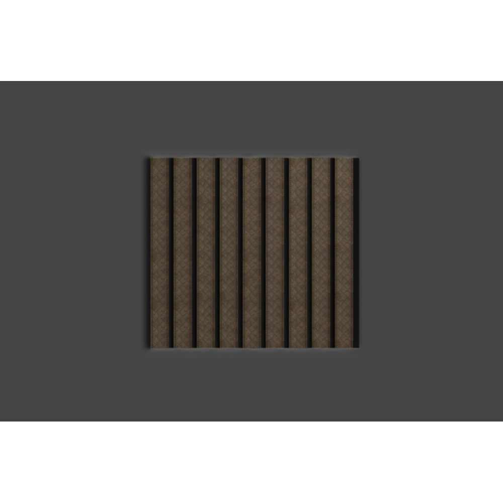 Фото Декоративная панель HIWOOD LV124LE1 BR497K Темный шоколад (120 × 12 × 2700 мм)