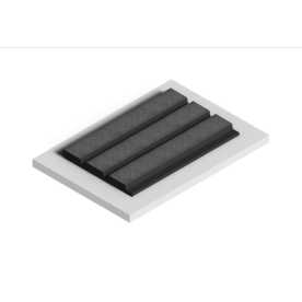 Декоративная панель HIWOOD LV124LE1 GR27K Графитовый (120 × 12 × 2700 мм) Декоративная панель HIWOOD LV124LE1 GR27K Графитовый (120 × 12 × 2700 мм)