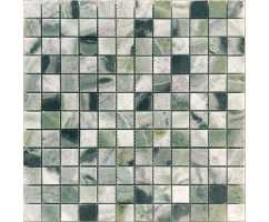 Мозаика из натурального камня Caramelle Onice Verde oliva POL 23х23 (298х298х7 мм)