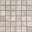 Маленькое фото Мозаика из натурального камня Caramelle Travertino Beige MAT 48х48 (305х305х7 мм)