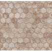 Маленькое фото Мозаика из натурального камня Caramelle Pietrine Hexagonal Emperador light hex 30х18 (295х305х6 мм)