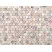 Маленькое фото Мозаика из натурального камня Caramelle Pietrine Hexagonal Rosa Salmone POL hex 40х23 (292х289х7 мм)