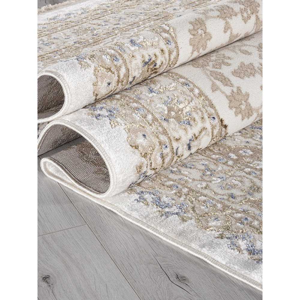 Фото  Ковер Mosso 27239A CREAM-BLUE 1,60*2,30