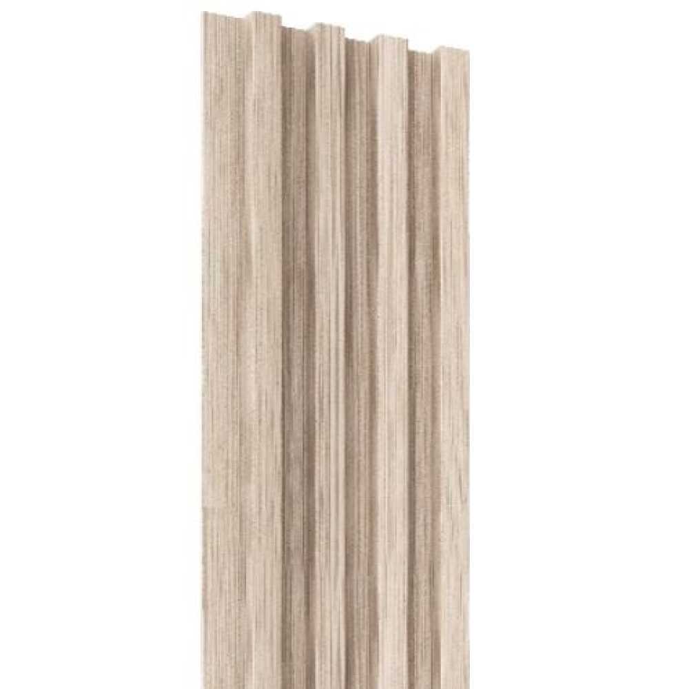 Фото Стеновые панели ПВХ Legno Дуб светлый рифленый, 166*24*2900 мм