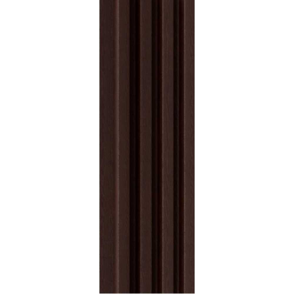 Фото Стеновые панели ПВХ Legno Лиственница темная, 166*24*2900 мм