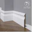 Маленькое фото Плинтус напольный под покраску 03-120-18  Madest Decor MDF (120х18х2400 мм)