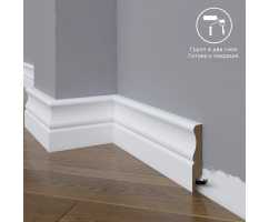 Плинтус напольный под покраску 07-083-18 Madest Decor MDF (83х18х2400 мм)