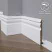 Маленькое фото Плинтус напольный под покраску 14-136-16 Madest Decor MDF (136х16х2400 мм)