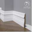 Маленькое фото Плинтус напольный под покраску 15-120-22 Madest Decor MDF (120х22х2400 мм)