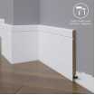 Маленькое фото Плинтус напольный под покраску 20-150-10 Madest Decor MDF (150х10х2400 мм)