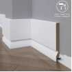 Маленькое фото Плинтус напольный под покраску 29-150-18 Madest Decor MDF (150х18х2400 мм)
