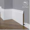 Маленькое фото Плинтус напольный под покраску 05-136-12 Madest Decor MDF (136х12х2400 мм)