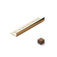 Профиль L-образный латунь 8 мм Neexy PVL01-04 Антик бронза светлая, 2.7 метра