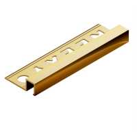 Профиль для плитки внешний латунь 10 мм Neexy PVL31-01 Полированная, 2.7 метра