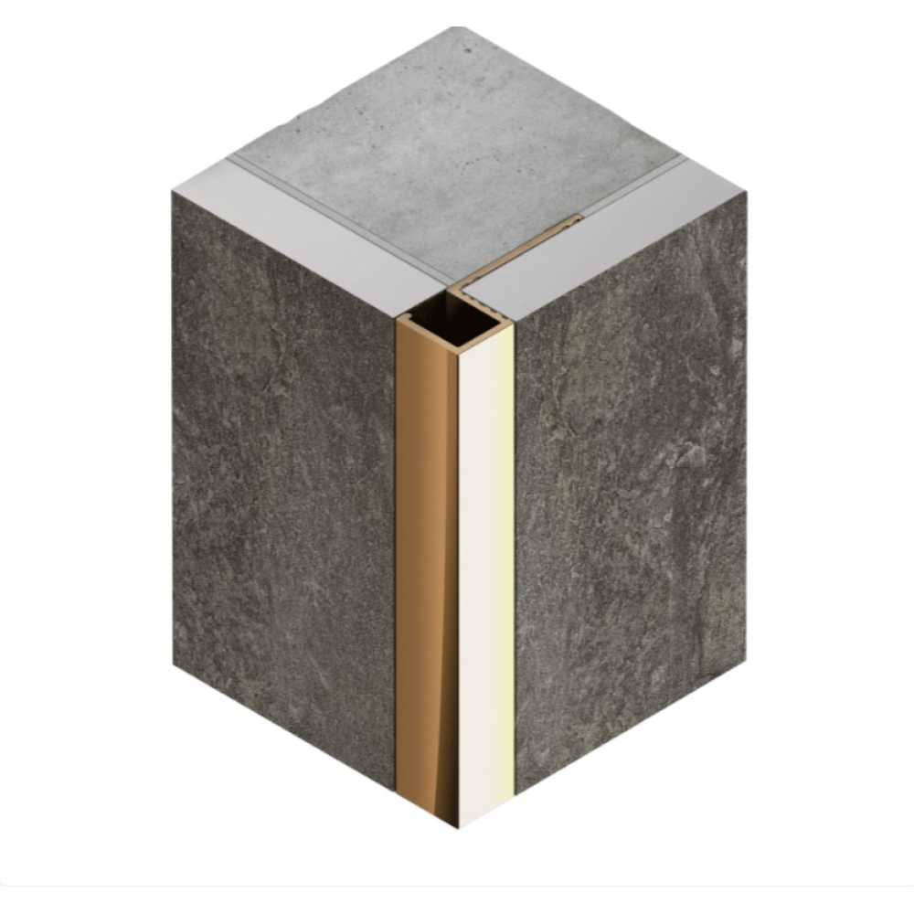 Фото Профиль для плитки внешний латунь 12.5 мм Neexy PVL32-03 Брашированная, 2.7 метра