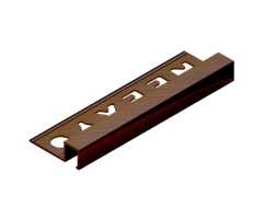 Профиль для плитки внешний латунь 12.5 мм Neexy PVL32-05 Антик медь светлая, 2.7 метра