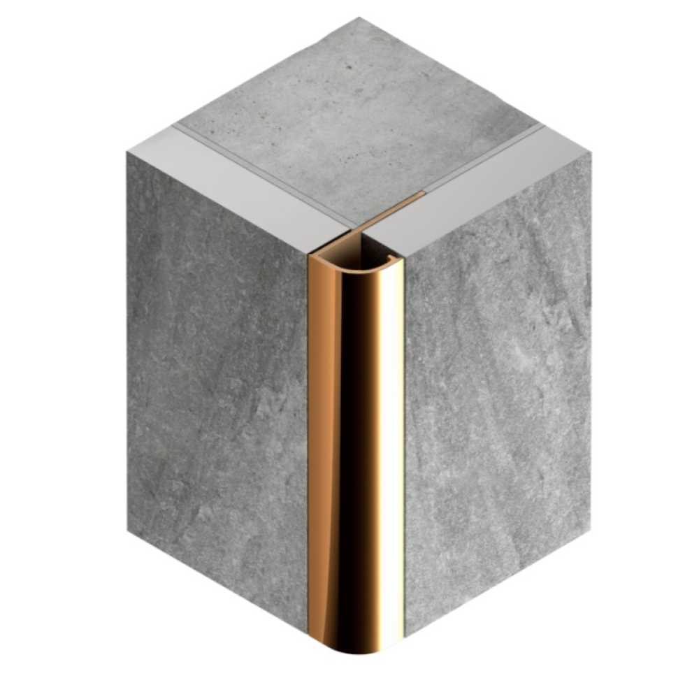 Фото Профиль для плитки внешний латунь 12 мм Neexy PVL18-05 Антик медь светлая, 2.7 метра