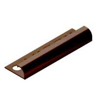 Профиль для плитки внешний латунь 12 мм Neexy PVL18-05 Антик медь светлая, 2.7 метра