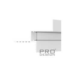 Парящий потолочный профиль Pro Design Gipps 602 Белый