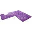 Маленькое фото Набор ковриков Shahintex PP Lux Фиолетовый 61 (60x100+60x50 см)
