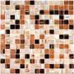 Маленькое фото Мозаика стеклянная Bonaparte STEP-1 20х20 (327х327х4 мм)