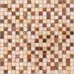 Маленькое фото Мозаика стеклянная с камнем Caramelle Antichita Classica-6, 15х15 (310х310х8 мм)