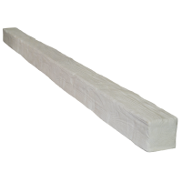 Балка декоративная из полиуретана Arno Decor Рустик 100х100мм Белая, длина 3м