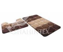 Набор ковриков Shahitex РР Mix 4К Шоколадный 37 (50*80+50*50 см)