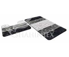 Набор ковриков Shahitex РР Mix 4К Черный 18 (50*80+50*50 см)