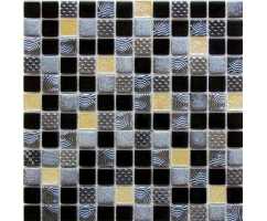 Мозаика стеклянная Bonaparte Domino 23х23 (300х300х6 мм)