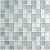 Мозаика стеклянная Bonaparte Shine Silver 25х25 (300х300х4 мм)