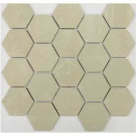 Мозаика из керамогранита Caramelle Nuvola beige 37х64 (267х308х10 мм)