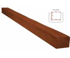 Балка декоративная из полиуретана Arno Decor Модерн 145х120мм Орех, длина 3м