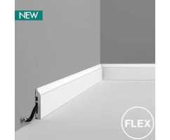 Плинтус гибкий, под покраску Orac decor SX172 Flex (85*14*2000) Плинтус гибкий, под покраску Orac decor SX172 Flex (85*14*2000)