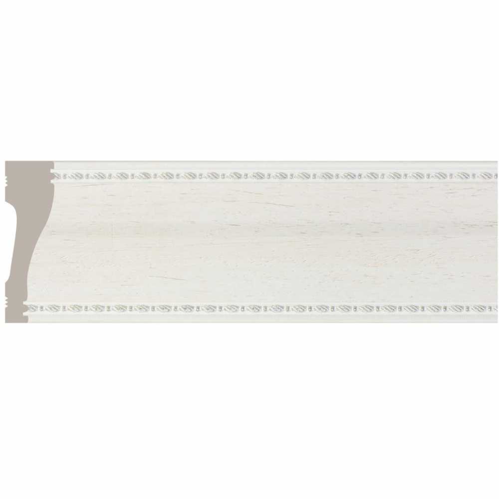 Фото Плинтус потолочный Cosca Скандинавия 60 мм, Слоновая кость