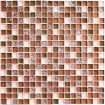 Маленькое фото Мозаика стеклянная Bonaparte Ochre Rust 15х15 (300х300х8 мм)