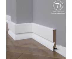 Плинтус напольный под покраску 29-100-18 Madest Decor MDF (100х18х2400 мм)