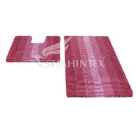 Набор ковриков Shahintex Multimakaron 60*90+60*50 розовый